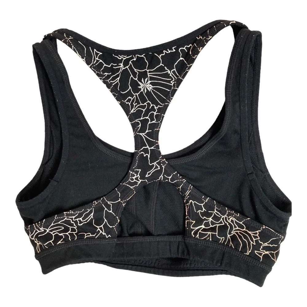 ATHLETA Women’s Black design racerback sports bra
